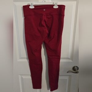 lululemon athletica Red Leggings for Active Comfort
